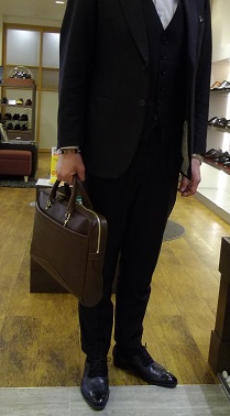 三陽山長レザーブリーフバッグ 三陽山長 サンヨウヤマチョウ ブリーフ